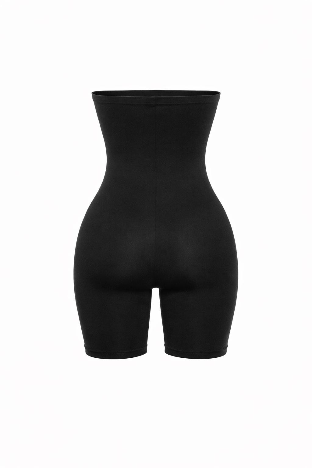 Black Strapless Jumpsuit, Bodycon Tube Romper, Women’s Fitted One Piece Outfit, Sexy Stretch Jumpsuit, Clubwear Bodysuit Outfit