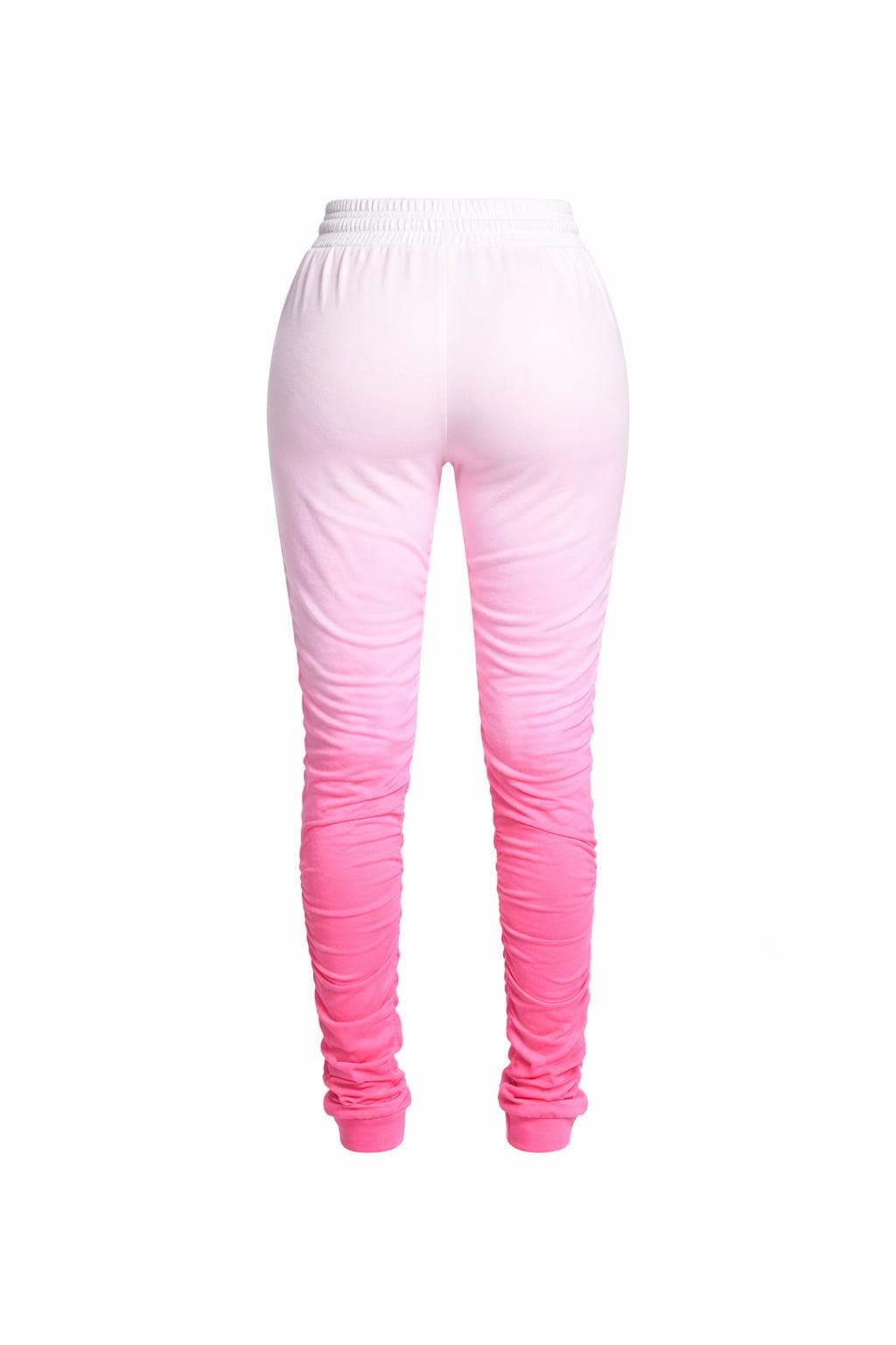Pink Ombre Joggers, Gradient Sweatpants, Women’s Pink Lounge Pants, Casual Jogger Pants, Athleisure Bottoms